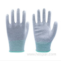 Hespax DMF Free PU Anti-static Safety Work Gloves